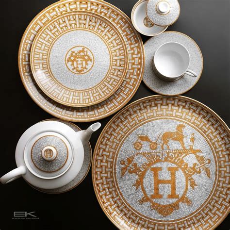 hermes china set|hermes tableware china.